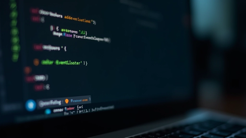 Tela de código mostrando exemplo de addEventListener com função callback em JavaScript